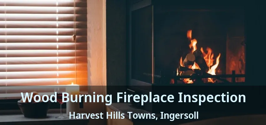 Wood Burning Fireplace Inspection Harvest Hills Towns, Ingersoll - ON Wood Burning Fireplace Inspection Harvest Hills Towns, Ingersoll - ON